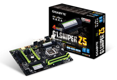 技嘉发表G1.Sniper Z5主板拓展产品线